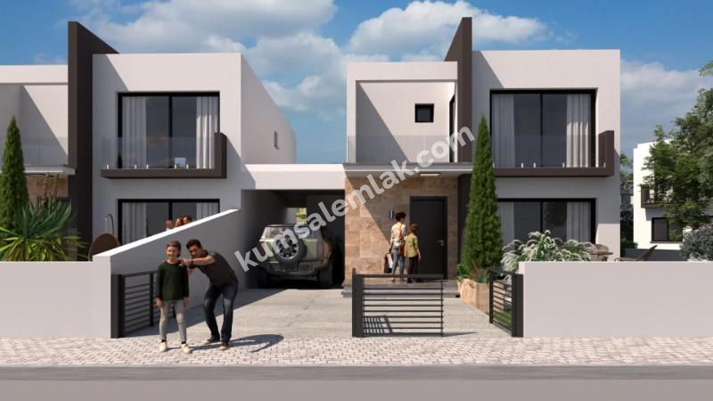 LEFKOŞA KANLIKÖY BÖLGESİNDE SATILIK LÜKS MÜSTAKİL EVLER 