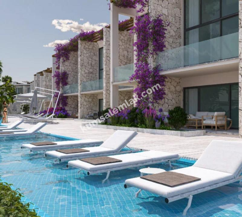 GİRNE ESENTEPE BÖLGESİNDE ANAYOL ÜSTÜNDE LÜKS SİTE İÇERİSİNDE 2+1 LÜKS PENTHOUSELAR
