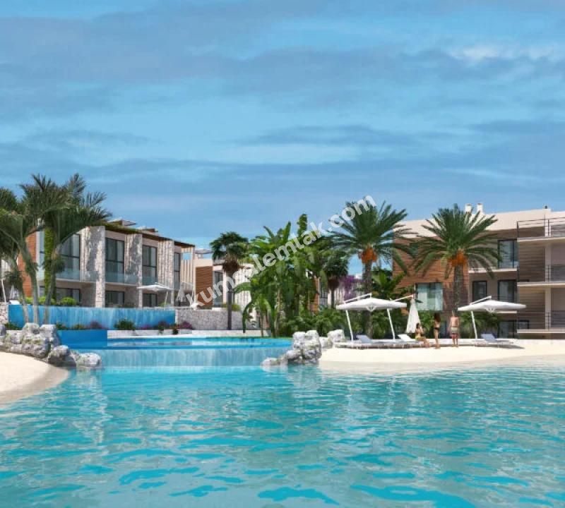 GİRNE ESENTEPE BÖLGESİNDE ANAYOL ÜSTÜNDE LÜKS SİTE İÇERİSİNDE 2+1 LÜKS PENTHOUSELAR