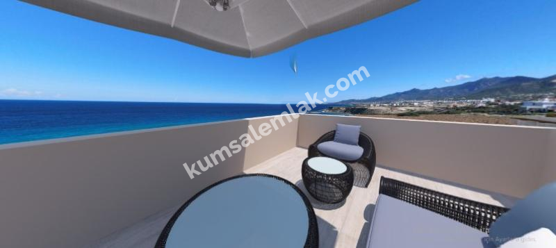 GİRNE ESENTEPE BÖLGESİNDE ANAYOL ÜSTÜNDE LÜKS SİTE İÇERİSİNDE 2+1 LÜKS PENTHOUSELAR
