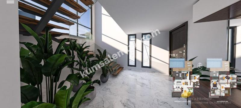GİRNE KARAOĞLAN BÖLGESİNDE ANAYOL ÜSTÜ ULTRA LÜKS 4+1 VİLLA 