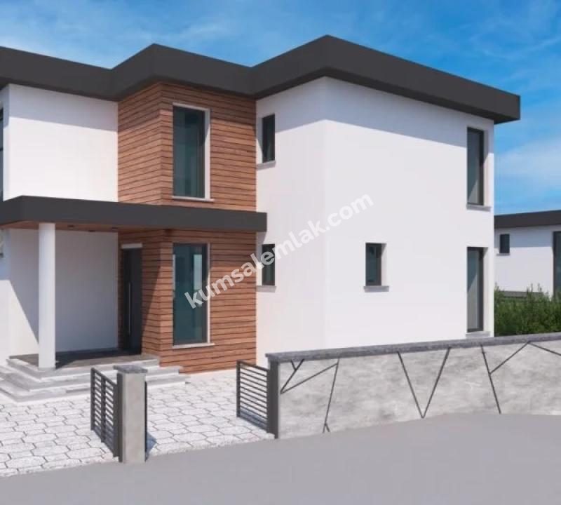 GİRNE KARAOĞLAN BÖLGESİNDE ANAYOL ÜSTÜ ULTRA LÜKS 4+1 VİLLA 