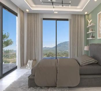 GİRNE ÇATALKÖY BÖLGESİNDE ANAYOL ÜSTÜ ULTRA LÜKS 4+1 TRİPLEX VİLLA 