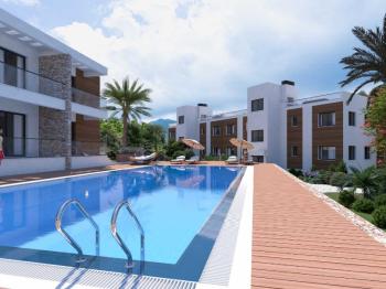 GİRNE KARAAĞAÇ BÖLGESİNDE LÜKS SİTE İÇERİSİNDE 2 + 1 PENTHOUSELAR