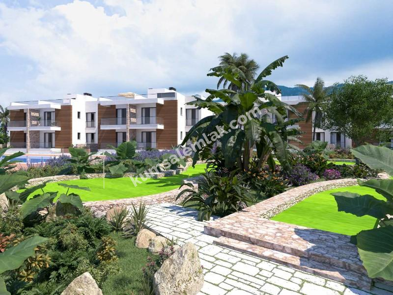 GİRNE KARAAĞAÇ BÖLGESİNDE LÜKS SİTE İÇERİSİNDE 2 + 1 PENTHOUSELAR