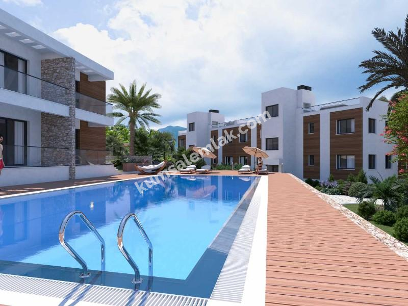 GİRNE KARAAĞAÇ BÖLGESİNDE LÜKS SİTE İÇERİSİNDE 2 + 1 PENTHOUSELAR