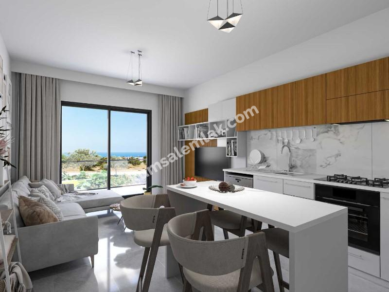 GİRNE KARAAĞAÇ BÖLGESİNDE LÜKS SİTE İÇERİSİNDE 2 + 1 PENTHOUSELAR