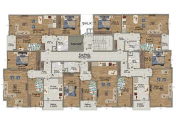 VİZE CADDESİNE CEPHE SATILIK DAİRE VE İŞYERLERİ