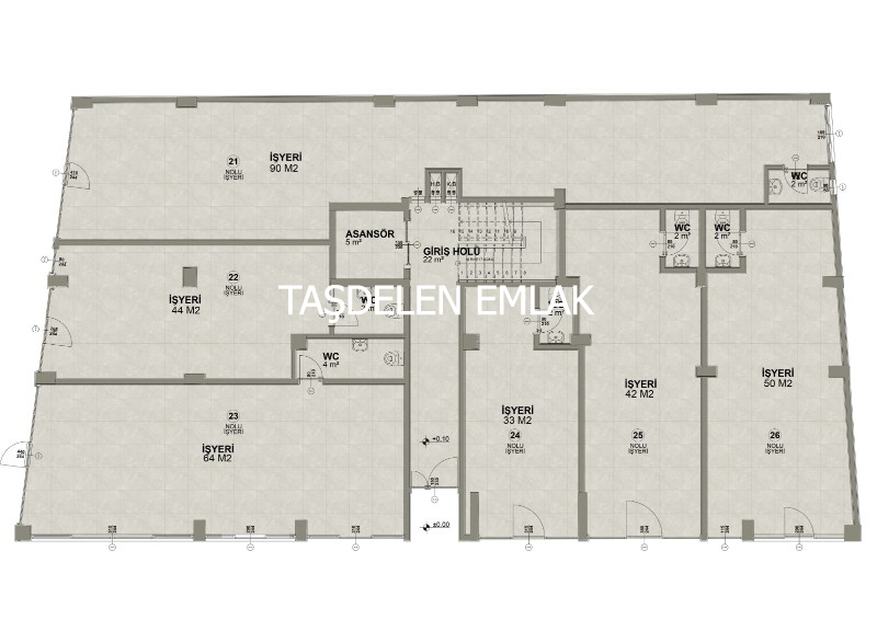 VİZE CADDESİNE CEPHE SATILIK DAİRE VE İŞYERLERİ