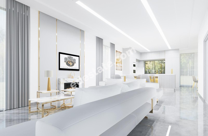 Lefkoşa Gönyeli Bölgesinde YENİ SATILIK 3+1 VİLLA 