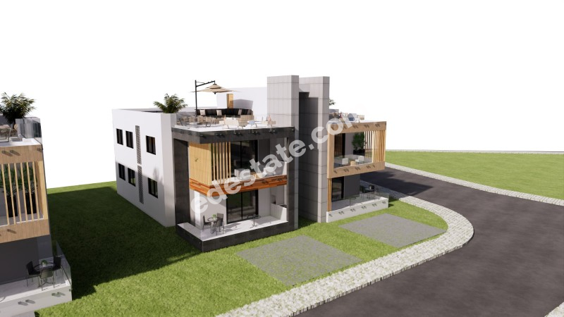 Lefkoşa Alayköy Bölgesinde YENİ SATILIK 3+1 ZEMİN KAT DAİRELER
