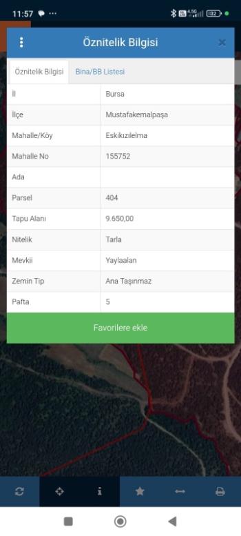 DijitalEmlak’tan MKPaşa Eskikızılelma köyünde Asfalta Cephe Satılık 9.650 m2 Kıymetli Arazi. 