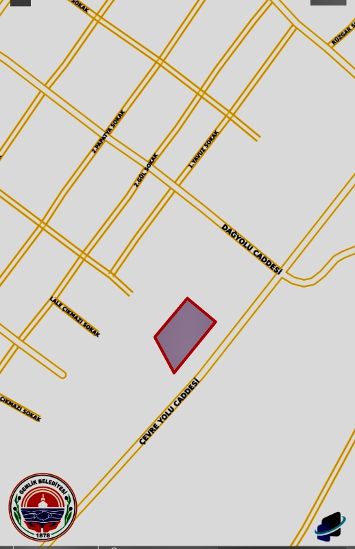 DijitalEmlak’tan Gemlik Kurşunluda Satılık 472 m2 Villa İmarlı Satılık Arsa