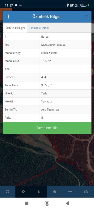 DijitalEmlak’tan MKPaşa Eskikızılelma köyünde Asfalta Cephe Satılık 9.650 m2 Kıymetli Arazi. 