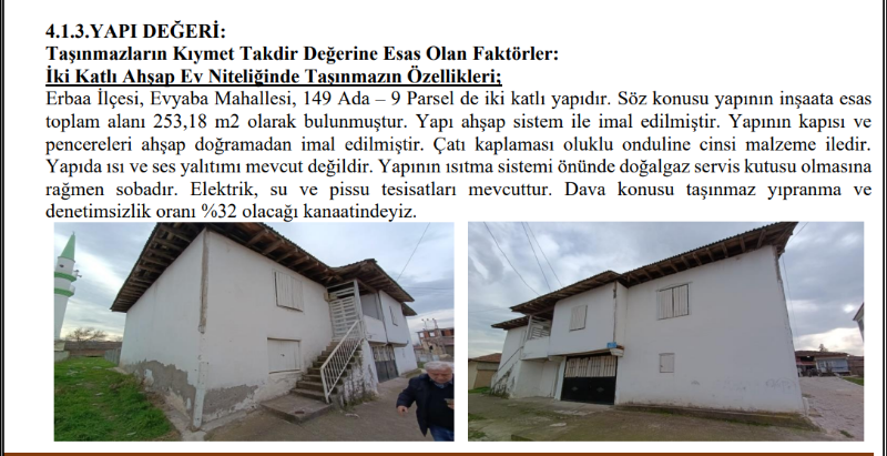 TOKAT ERBAA MÜSTAKİL EV TAPU SAHİBİ PERTA EMLAK ÜMİT TAHMAZ