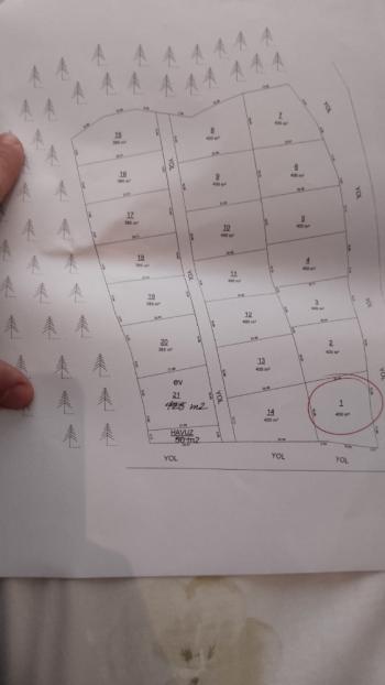 GÜVENAY – ÇORUM MERKEZ SERPİN KÖYÜ CİVARI – SATILIK 400 M² HOBİ BAHÇESİ