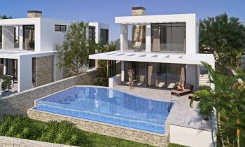 GİRNE ÇATALKÖY BÖLGESİNDE SATILIK 3 + 2 SIFIR VİLLA
