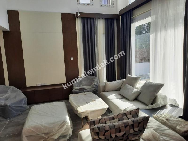 GİRNE KARAOĞLANOĞLU BÖLGESİNDE SATILIK 3 + 1 SIFIR VİLLALAR 
