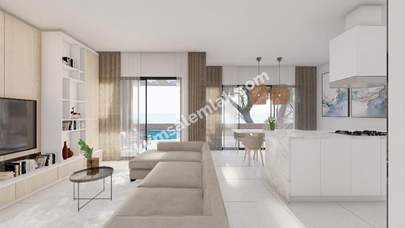 GİRNE ÇATALKÖY BÖLGESİNDE SATILIK 3 + 2 SIFIR VİLLA