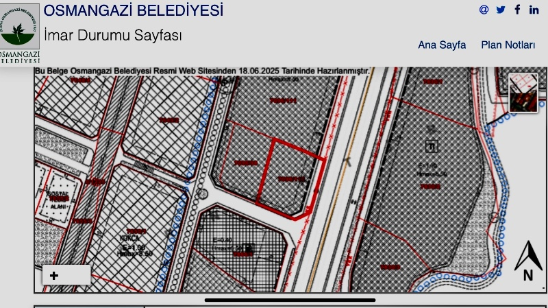 DijitalEmlak’tan İstanbul yoluna cephe 3.500 m2 Ticari İmarlı Satılık Kıymetli Arsa. 