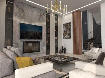 GİRNE BELLAPAİS BÖLGESİNDE SATILIK 5 + 1 SIFIR VİLLA