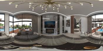 GİRNE BELLAPAİS BÖLGESİNDE SATILIK 5 + 1 SIFIR VİLLA