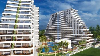 MAĞUSA GEÇİTKALE BÖLGESİNDE LÜKS SİTE İÇERSİNDE SATILIK 2 + 1 DAİRELER