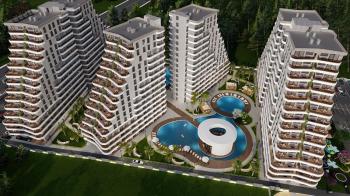 MAĞUSA GEÇİTKALE BÖLGESİNDE LÜKS SİTE İÇERSİNDE SATILIK 2 + 1 DAİRELER