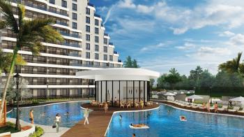 MAĞUSA GEÇİTKALE BÖLGESİNDE LÜKS SİTE İÇERSİNDE SATILIK 2 + 1 DAİRELER