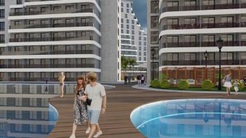 MAĞUSA GEÇİTKALE BÖLGESİNDE LÜKS SİTE İÇERSİNDE SATILIK 2 + 1 DAİRELER