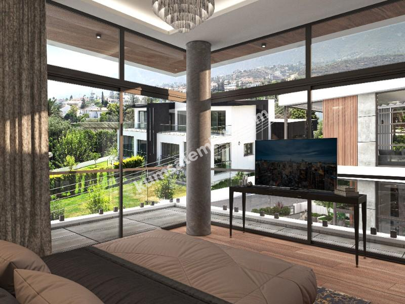 GİRNE BELLAPAİS BÖLGESİNDE SATILIK 5 + 1 SIFIR VİLLA
