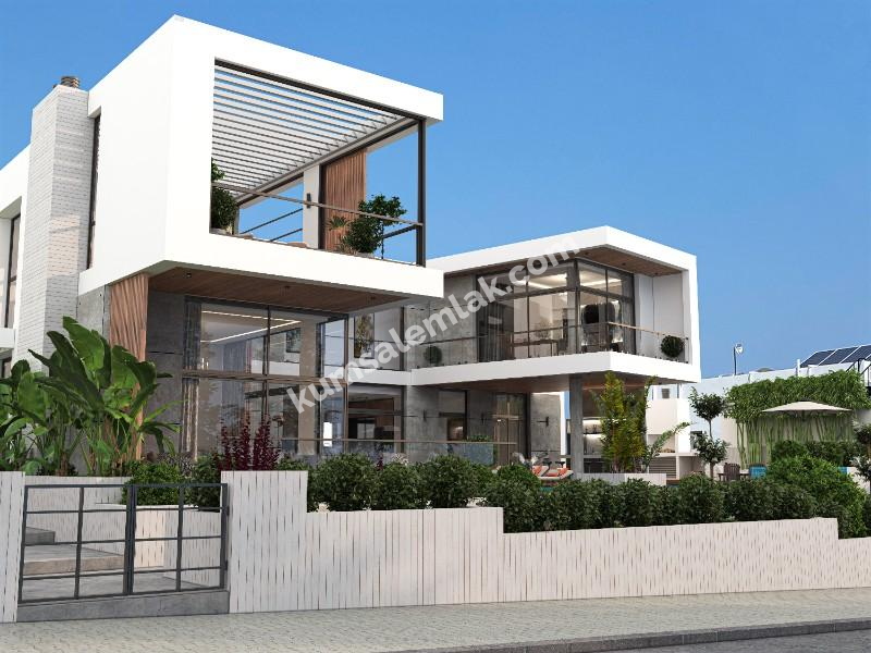 GİRNE BELLAPAİS BÖLGESİNDE SATILIK 5 + 1 SIFIR VİLLA