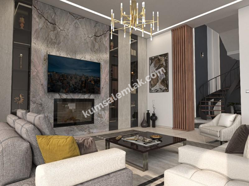 GİRNE BELLAPAİS BÖLGESİNDE SATILIK 5 + 1 SIFIR VİLLA