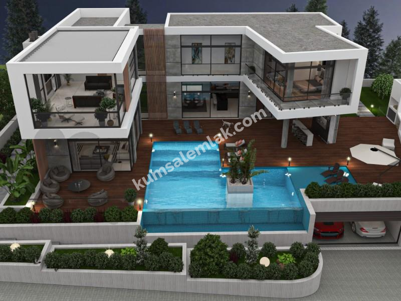 GİRNE BELLAPAİS BÖLGESİNDE SATILIK 5 + 1 SIFIR VİLLA