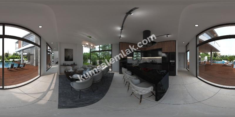 GİRNE BELLAPAİS BÖLGESİNDE SATILIK 5 + 1 SIFIR VİLLA