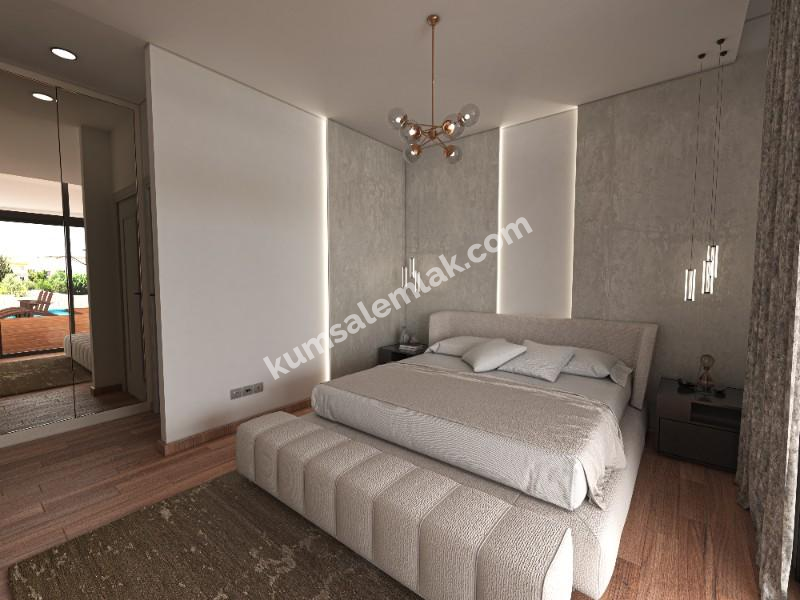GİRNE BELLAPAİS BÖLGESİNDE SATILIK 5 + 1 SIFIR VİLLA