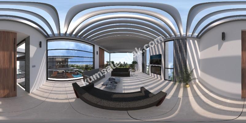 GİRNE BELLAPAİS BÖLGESİNDE SATILIK 5 + 1 SIFIR VİLLA