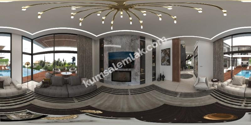 GİRNE BELLAPAİS BÖLGESİNDE SATILIK 5 + 1 SIFIR VİLLA