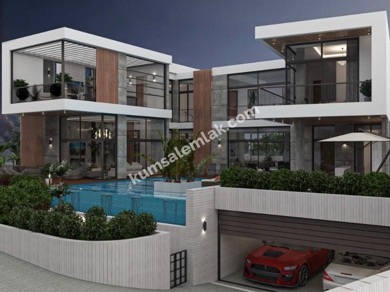 GİRNE BELLAPAİS BÖLGESİNDE SATILIK 5 + 1 SIFIR VİLLA