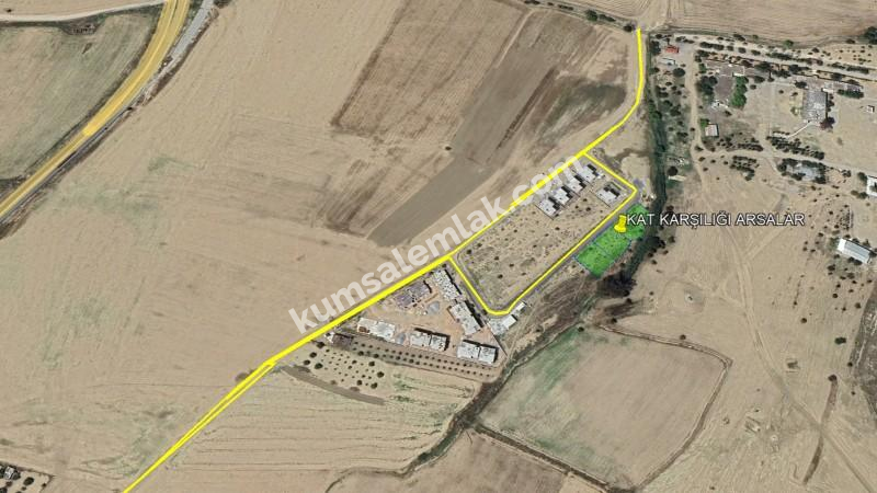 LEFKOŞA GÖKHAN BÖLGESİNDE ARSA KARŞILIKLI SATILIK ARSA