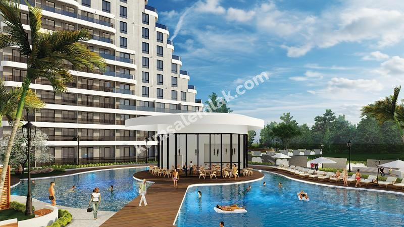 MAĞUSA GEÇİTKALE BÖLGESİNDE LÜKS SİTE İÇERSİNDE SATILIK 2 + 1 DAİRELER