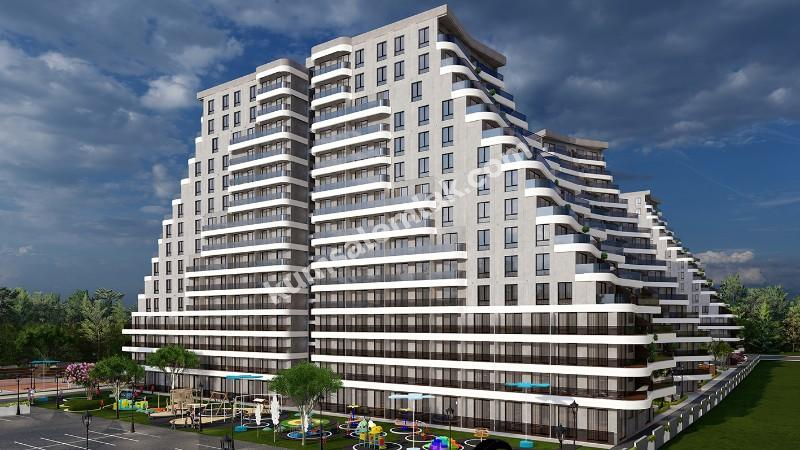 MAĞUSA GEÇİTKALE BÖLGESİNDE LÜKS SİTE İÇERSİNDE SATILIK 2 + 1 DAİRELER