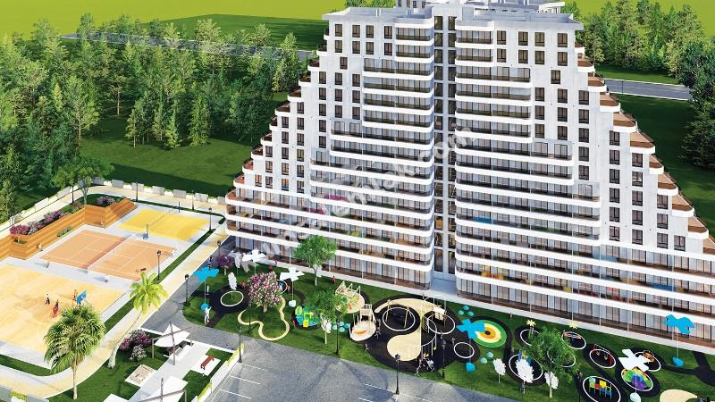 MAĞUSA GEÇİTKALE BÖLGESİNDE LÜKS SİTE İÇERSİNDE SATILIK 2 + 1 DAİRELER