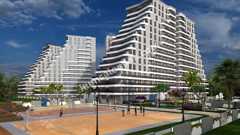 MAĞUSA GEÇİTKALE BÖLGESİNDE LÜKS SİTE İÇERSİNDE SATILIK 2 + 1 DAİRELER