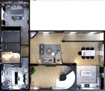 GİRNE OZANKÖY BÖLGESİNDE SATILIK TRİPLEX LÜKS 4 + 1 VİLLA  ( 0533 880 00 85 )