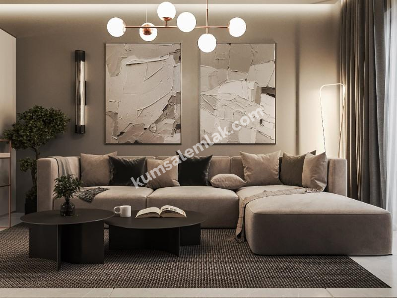 MAĞUSA GEÇİTKALE BÖLGESİNDE LÜKS SİTE İÇERSİNDE SATILIK 2 + 1 DAİRELER