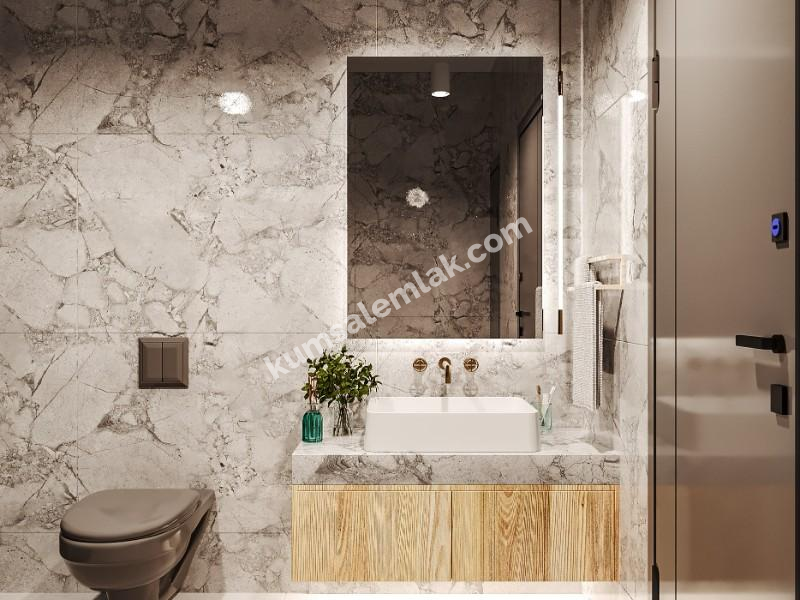 MAĞUSA GEÇİTKALE BÖLGESİNDE LÜKS SİTE İÇERSİNDE SATILIK 2 + 1 DAİRELER