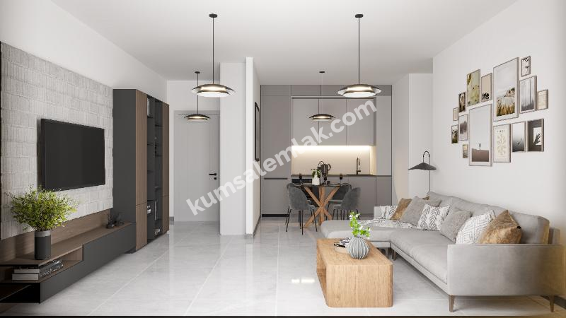 İSKELE KURTULUŞ BÖLGESİNDE LÜKS SİTE İÇERİSİNDE SATILIK 1 + 0 STÜDYO DAİRELER