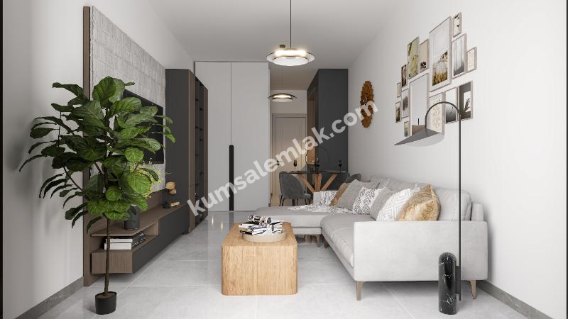 İSKELE KURTULUŞ BÖLGESİNDE LÜKS SİTE İÇERİSİNDE SATILIK 1 + 0 STÜDYO DAİRELER
