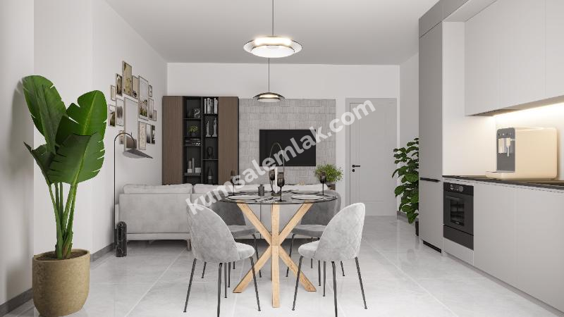 İSKELE KURTULUŞ BÖLGESİNDE LÜKS SİTE İÇERİSİNDE SATILIK 1 + 0 STÜDYO DAİRELER